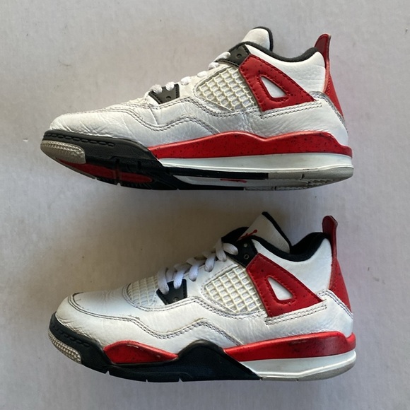Jordan Other - NIKE AIR JORDAN 4 Retro OG Red Cement BQ7669-161 Kid’s Size 12C